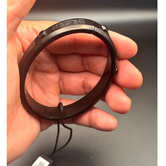 Philipp Plein PJ7AA17BL Mens Black Stainless Steel Hexagon Bracelet NIBWT - Picture 5 of 17